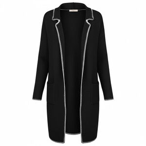 BTFMB Cardigan Knit Longsleeve Open Front Coatigan Medium